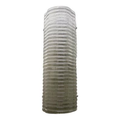 Contemporary Clear Diamanted Rectangular Murano Glass Wall Sconce by SimoEng