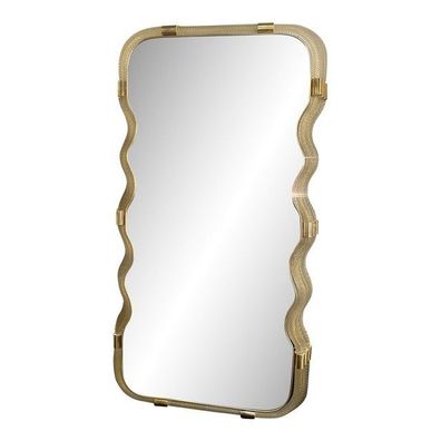 Contemporary "Torciglione" Murano Glass Wall Mirror by SimoEng