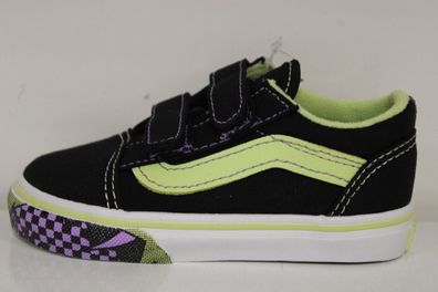 Vans Old Skool V (Pop Culture) Black/Green Gr. wählbar Neu & OVP VN0A4VJJ6241