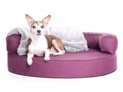 Hundebett Atlanta Softline dicke Liegefläche auch orthopädisch violett