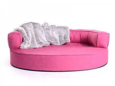 Hundebett Atlanta Softline dicke Liegefläche auch orthopädisch pink