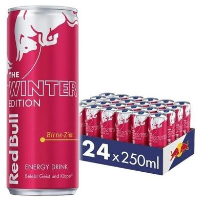 Red Bull Energy Drink Winter Edition Birne Zimt 24 Dosen (inkl. 6,00 € Pfand)