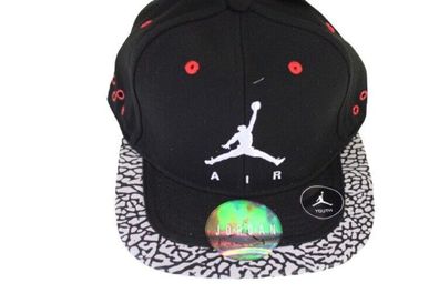 Nike Air Jordan Cappies Youth Neu Schwarz Grösse 8/20 Kinder