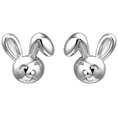 Kinder Ohrstecker Hase 925 Sterling Silber Ohrringe Kinderohrringe