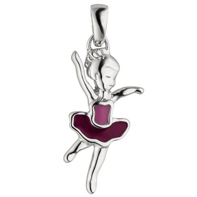 Kinder Anhänger Ballerina 925 Sterling Silber Silberanhänger Kinderanhänger