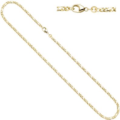 Halskette Kette 333 Gold Gelbgold 45 cm Goldkette Karabiner