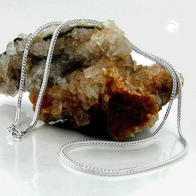 Kette 1,5mm Fuchsschwanzkette vierkant Silber 925 50cm