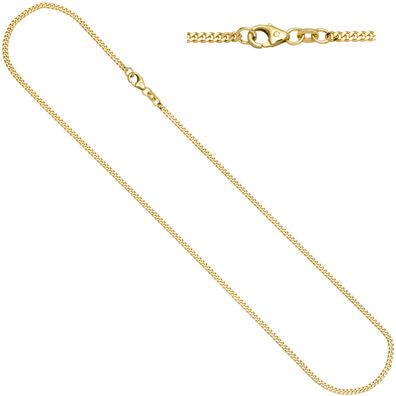 Panzerkette 333 Gelbgold massiv 2,6 mm 60 cm Gold Kette Halskette Goldkette