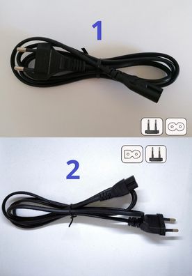 Philips Smart TV Fernseher 2pin 2 pollig Netzkabel Stromkabel Power Cable Cord