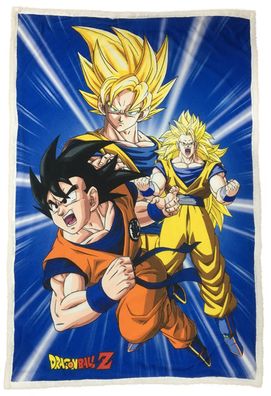 Dragon Ball Z Sherpa-Fleece-Decke 100 x 150 cm für ultimative Gemütlichkeit