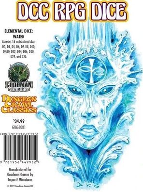 Dungeon Crawl Classics - DCC Elemental Dice Water - GMG6081