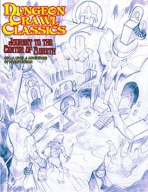 Dungeon Crawl Classics 91 Journey to the Center of Aereth Sketch Cover GMG5092K