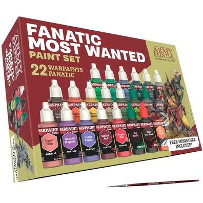 The Army Painter - Warpaints Fanatic: Most Wanted Paint Set - TAPWP8071