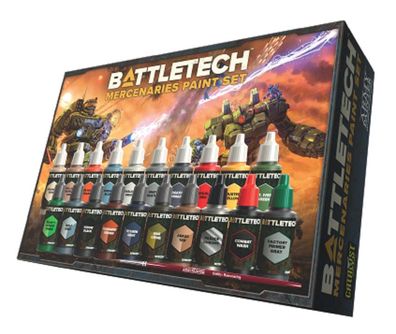 BattleTech Mercenaries Paint Set (The Army Painter, Catalyst) - CAT35PS2