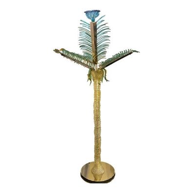 70´s Vintage Palm Murano Glass Floor Lamp by SimoEng