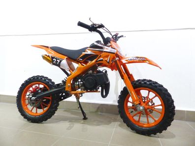 Pocketbike Dirtbike Pocket Cross 49cc Kindercross Crossbike KXD 701 Orange