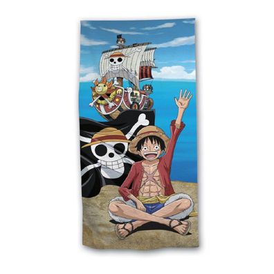 One Piece Strandtuch 70 x 140 cm für Kinder Perfekter Begleiter für sonnige Abenteuer