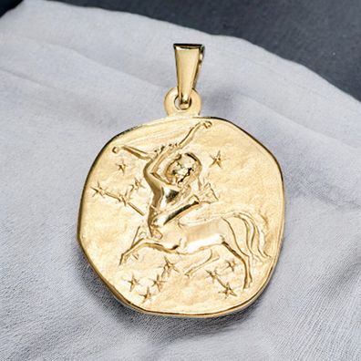 Anhänger Sternzeichen Schütze 333 Gold Gelbgold Sternzeichenanhänger