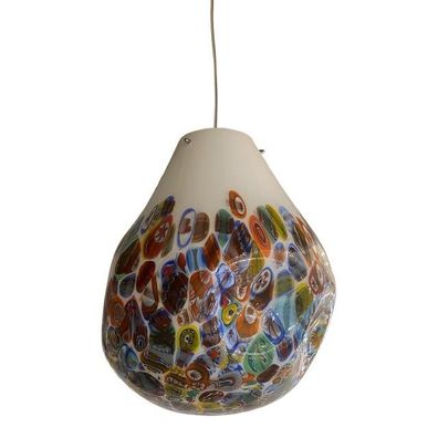 Contemporany Murrine Sphere in Murano Style Glass With Multicolor Murrine By SimoEng