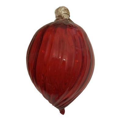 1970s Vintage Red Christmas Ball From Made Murano Glass, Italy by SimoEng