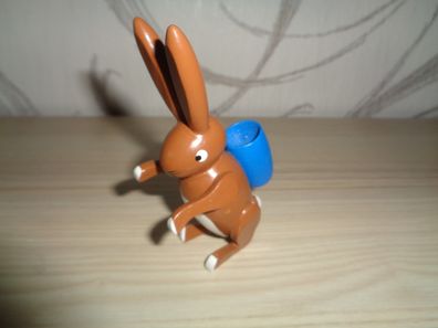 Hase mit Körbchen -erzgebirgische Volkskunst- 10cm