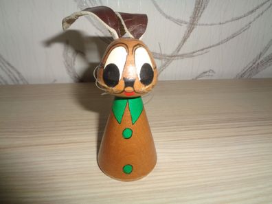 Hase mit Lederohren-erzgebirgische Volkskunst- 8cm ohne Ohren