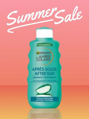 Garnier Ambre Solaire After Sun Lotion 24h (€ 46,48 / L) Aktion SALE 3x 200ml