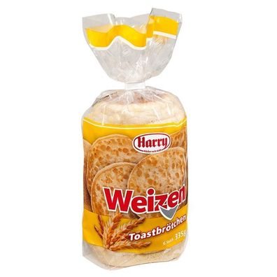 Harry Brot Weizen Toastbrötchen 335g