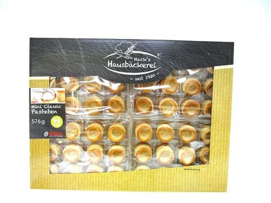 Mini Classic Pasteten Blätterteig zum Füllen 96 Stück 576 g