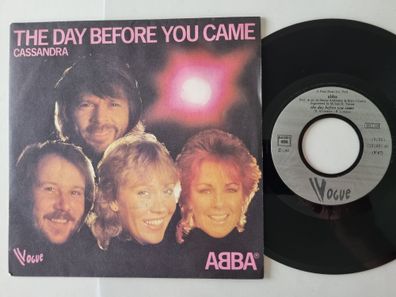 ABBA - The Day Before You Came 7'' Vinyl France WITH LYRICS/ Injection LABEL