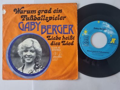 Gaby Berger - Warum grad ein Fussballspieler 7'' Vinyl Germany