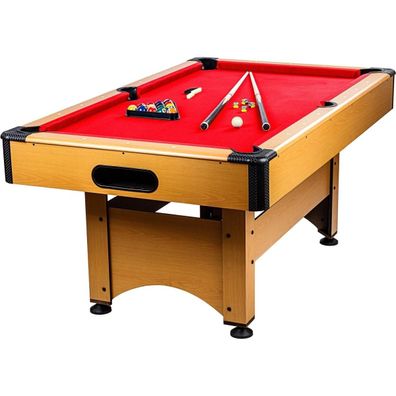 GAMES PLANET® Billardtisch 6ft Billiardtisch Billard Pool Tischbillard Snooker