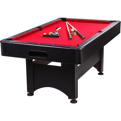 GAMES PLANET® Billardtisch 6ft Billiardtisch Billard Pool Tischbillard Snooker