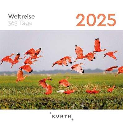 Kalender 2025 -Weltreise 2025- 15,5 x 17,5cm