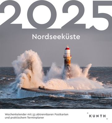 Kalender 2025 -Nordseeküste 2025- 16 x 17,5cm