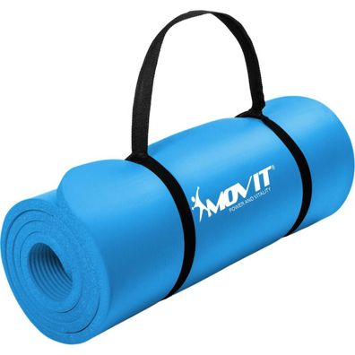 Movit® Sportmatte 15mm Yogamatte Fitnessmatte Gymnastikmatte NBR Rutschfest