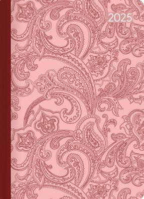 Mini-Buchkalender Style Paisley A6 2025 - Buchkalender 2025