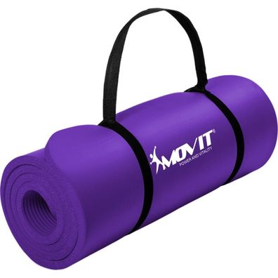 Movit® Sportmatte 15mm Yogamatte Fitnessmatte Gymnastikmatte NBR Rutschfest