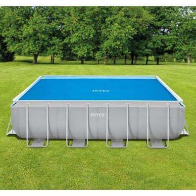 Intex Solar Poolabdeckung Blau 476x234 cm Polyethylen