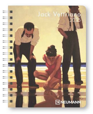 Kalender 2025 -Jack Vettriano Diary 2025- 16,5 x 21,6cm