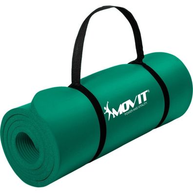 Movit® Sportmatte 15mm Yogamatte Fitnessmatte Gymnastikmatte NBR Rutschfest Yoga