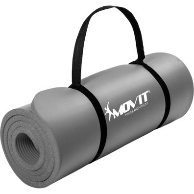 Movit® Sportmatte 15mm Yogamatte Fitnessmatte Gymnastikmatte NBR Rutschfest Yoga