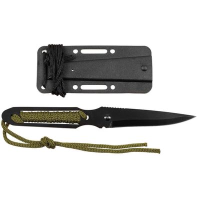 Neck Knife Neckknife Messer mit Umhängescheide mit Clip Outdoor-Abenteuer Angeln