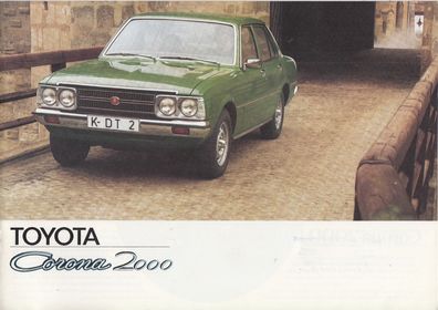 Toyota Corona 2000, Autoprospekt 1976