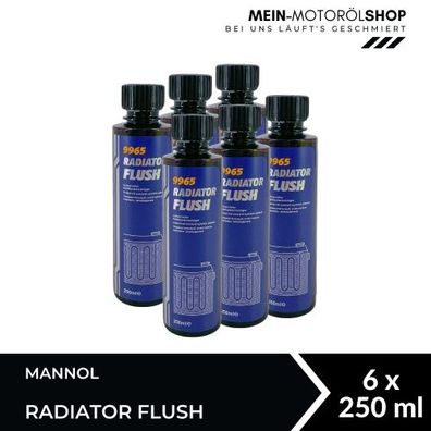 Mannol Radiator Flush Kühlsystemreiniger 6x250 ML