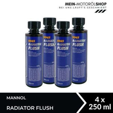 Mannol Radiator Flush Kühlsystemreiniger 4x250 ML