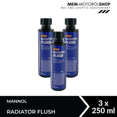 Mannol Radiator Flush Kühlsystemreiniger 3x250 ML