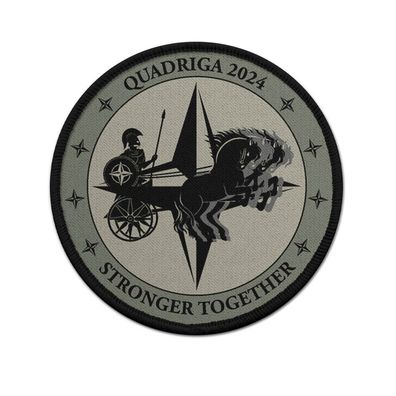 Patch camo Quadriga 2024 Tarn Aufnäher Nato Grand Center Bundeswehr Übung #44138