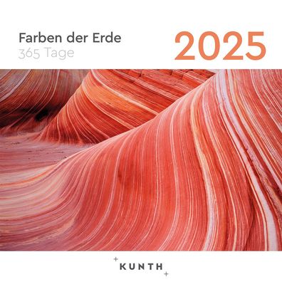 Kalender 2025 -Farben der Erde 2025- 15,5 x 17,5cm