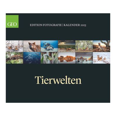 Kalender 2025 -GEO Edition: Tierwelten 2025- 70 x 60cm